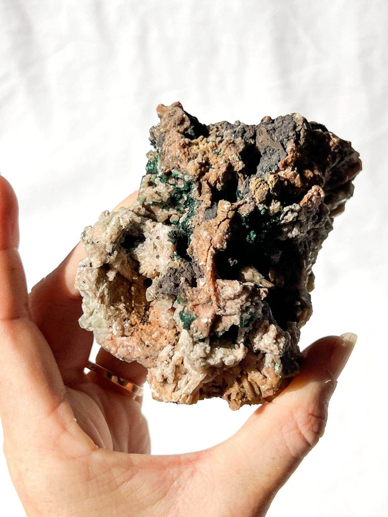 Malachite with Pyromorphite Specimen - Unearthed Crystals