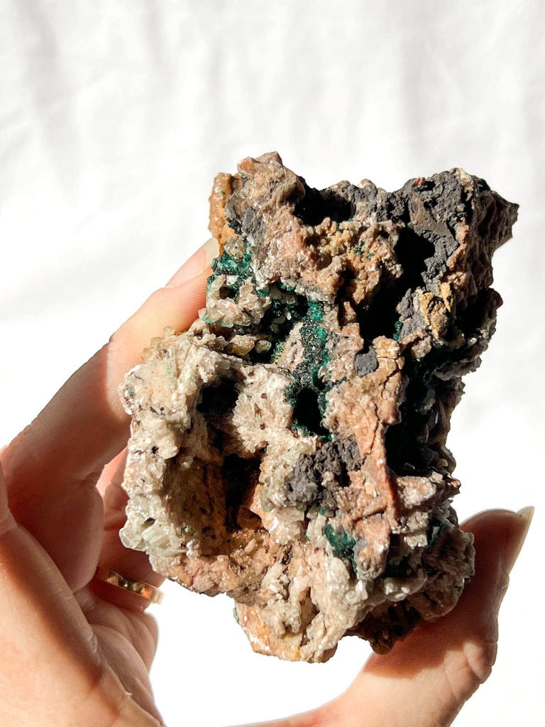 Malachite with Pyromorphite Specimen - Unearthed Crystals
