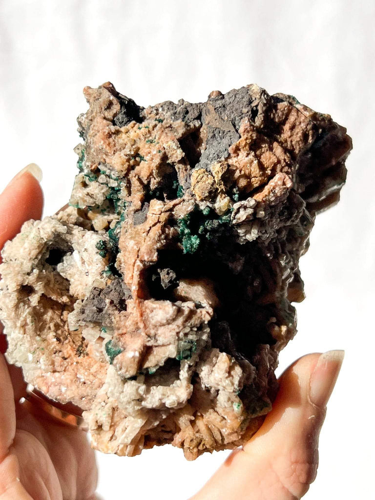Malachite with Pyromorphite Specimen - Unearthed Crystals