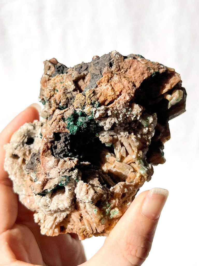 Malachite with Pyromorphite Specimen - Unearthed Crystals