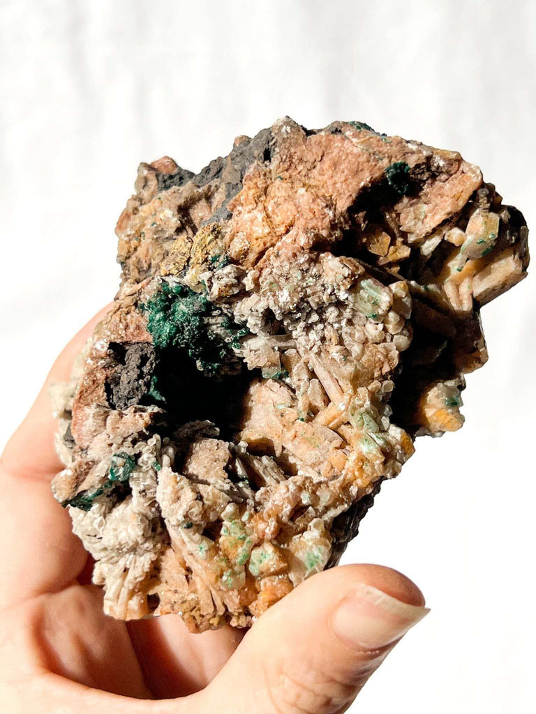 Malachite with Pyromorphite Specimen - Unearthed Crystals