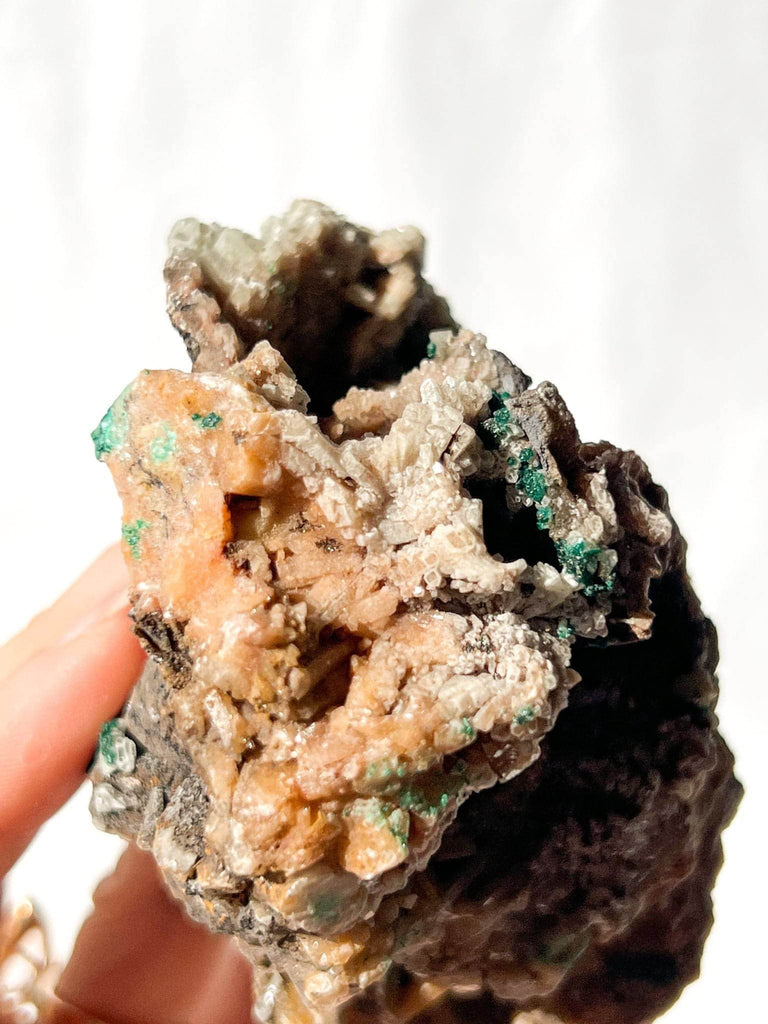 Malachite with Pyromorphite Specimen - Unearthed Crystals