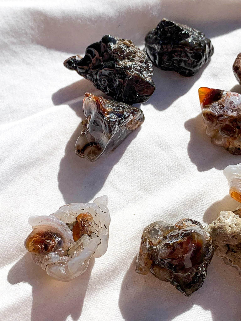 Fire Agate Tumbles | Small - Unearthed Crystals