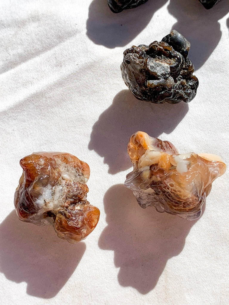 Fire Agate Tumbles | Medium - Unearthed Crystals