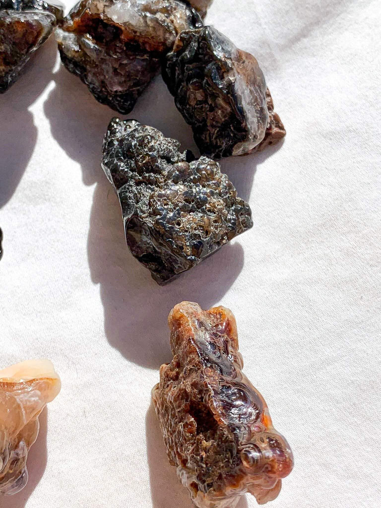 Fire Agate Tumbles | Medium - Unearthed Crystals