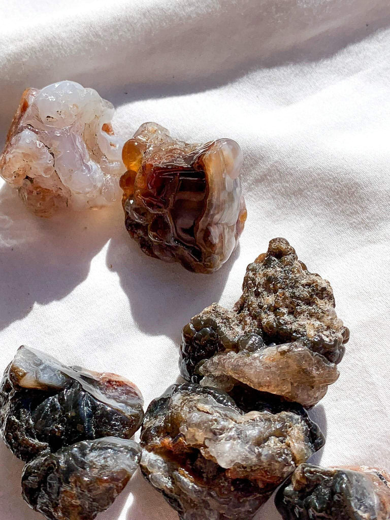 Fire Agate Tumbles | Medium - Unearthed Crystals