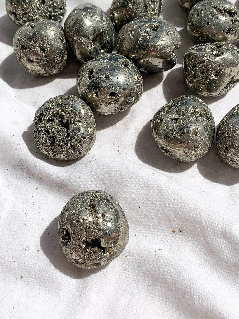 Pyrite Tumbles | Medium - Unearthed Crystals