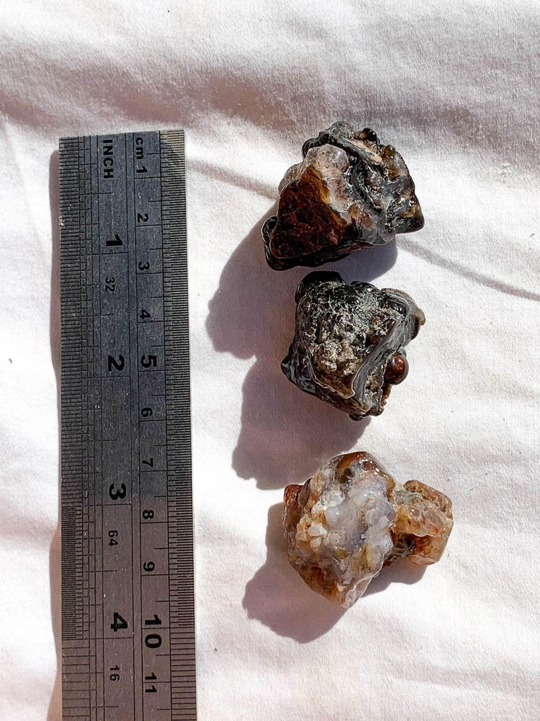 Fire Agate Tumbles | Medium - Unearthed Crystals