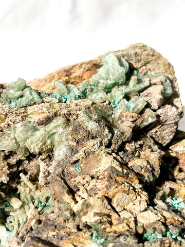 Malachite with Pyromorphite Specimen - Unearthed Crystals