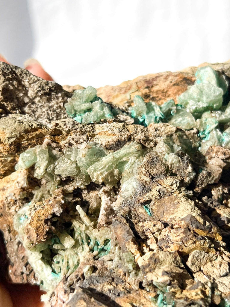 Malachite with Pyromorphite Specimen - Unearthed Crystals