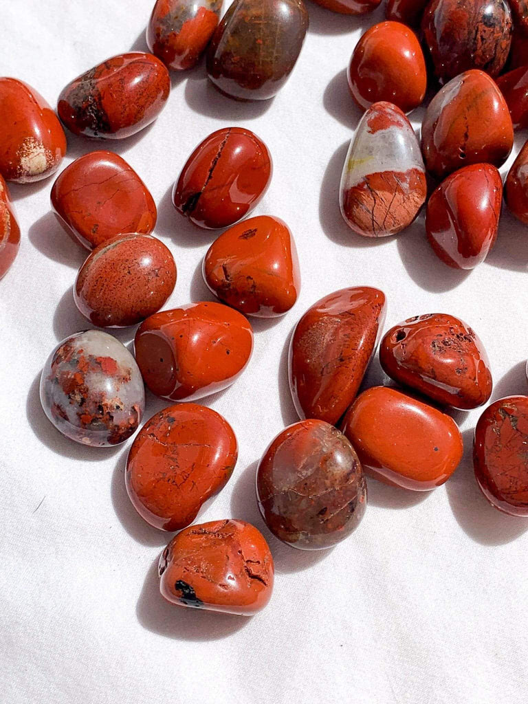Red Jasper Tumbles | Small - Unearthed Crystals