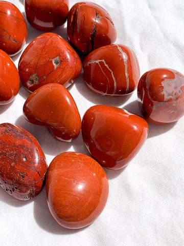 Red Jasper Tumbles | Medium - Unearthed Crystals