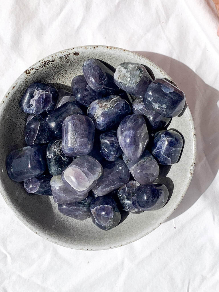 Iolite Tumbles | Large - Unearthed Crystals