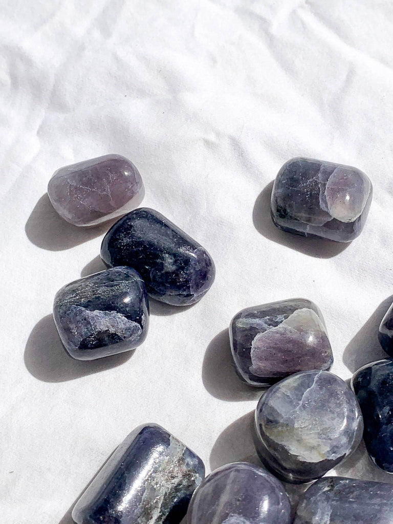 Iolite Tumbles | Large - Unearthed Crystals
