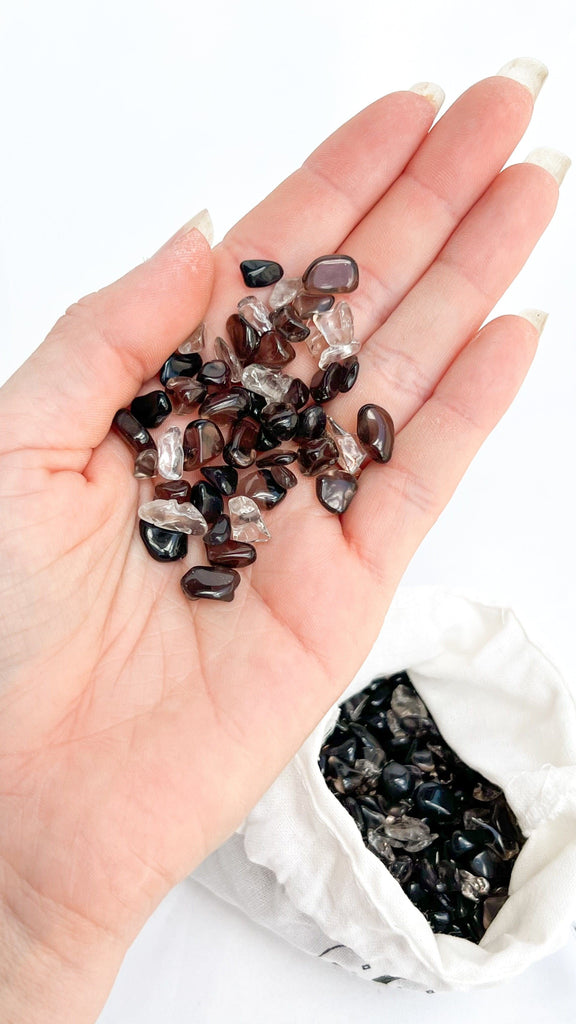 Smokey Quartz Chips | 250g Bag - Unearthed Crystals
