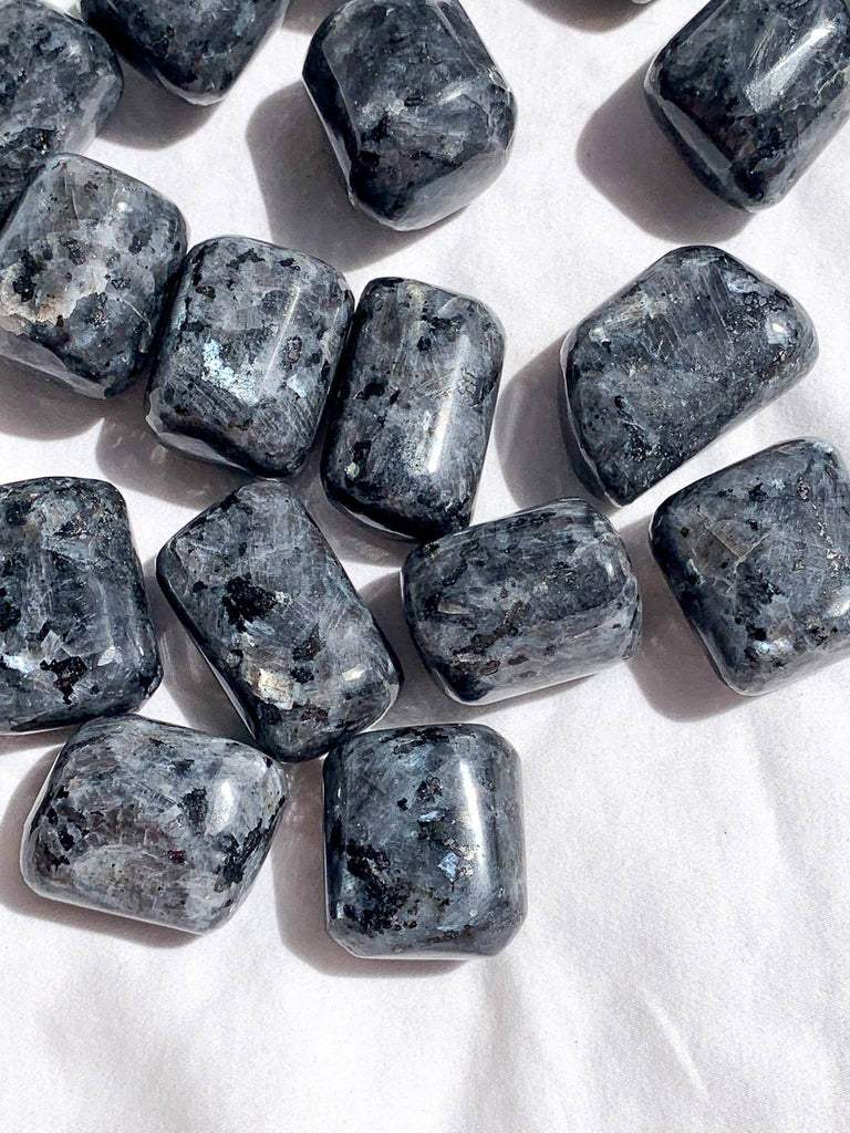 Larvikite Tumbles | Medium - Unearthed Crystals