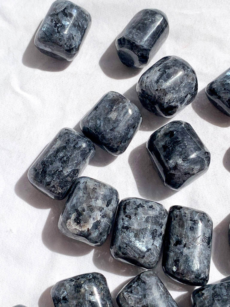 Larvikite Tumbles | Medium - Unearthed Crystals
