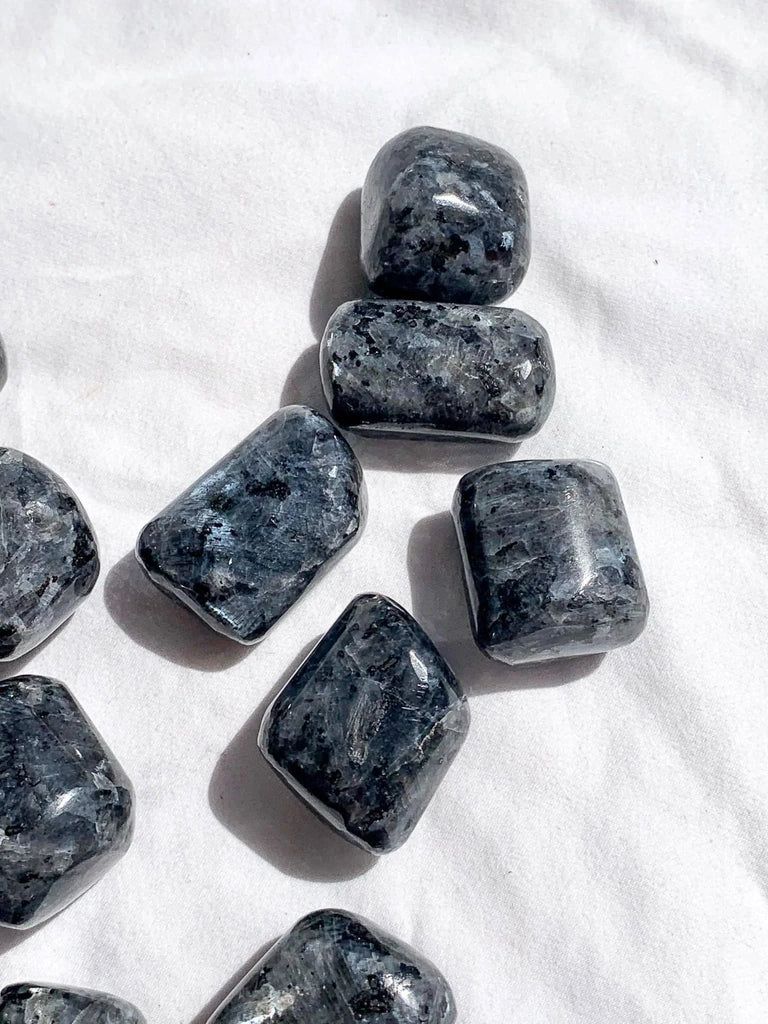 Larvikite Tumbles | Medium - Unearthed Crystals