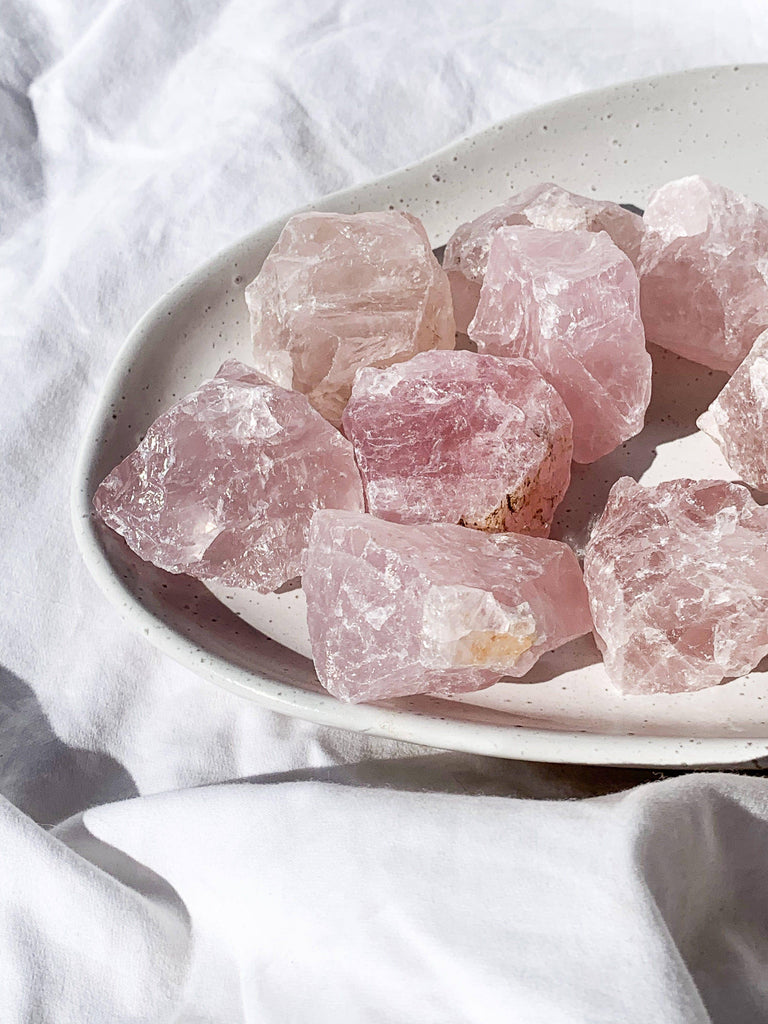 Rose Quartz Rough | Medium - Unearthed Crystals