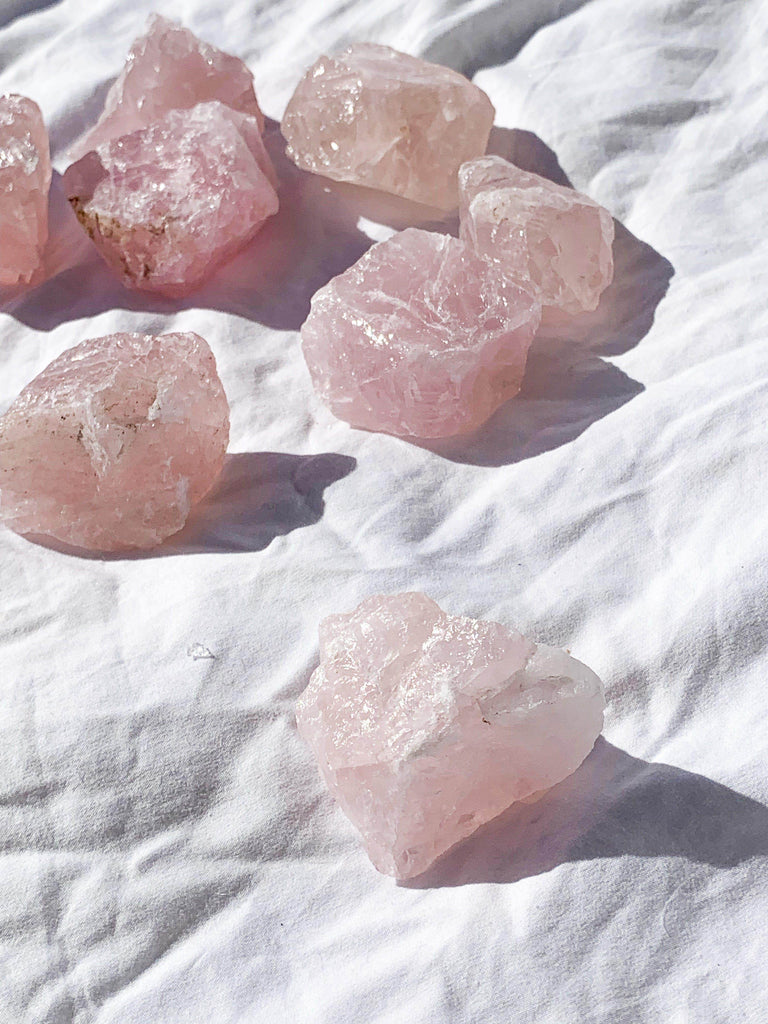 Rose Quartz Rough | Medium - Unearthed Crystals