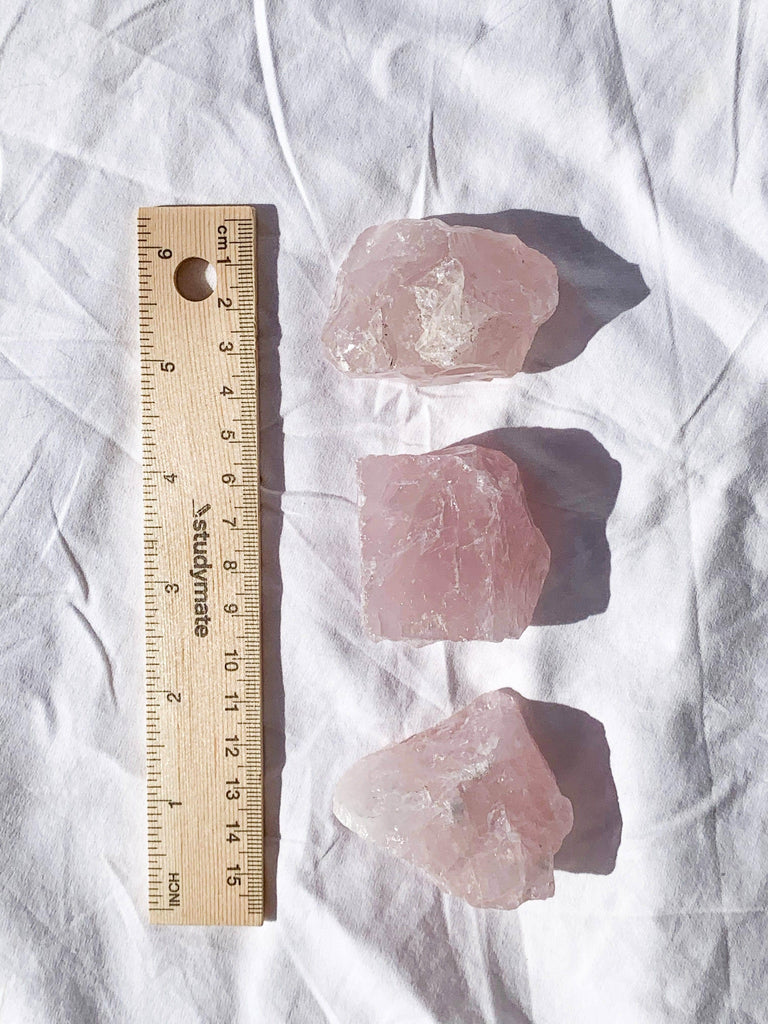 Rose Quartz Rough | Medium - Unearthed Crystals