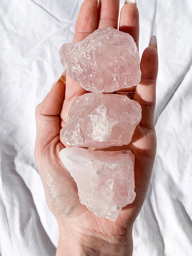 Rose Quartz Rough | Medium - Unearthed Crystals