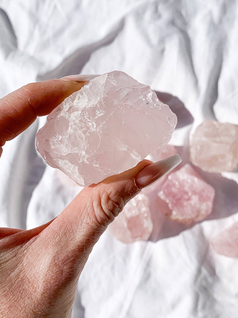 Rose Quartz Rough | Medium - Unearthed Crystals