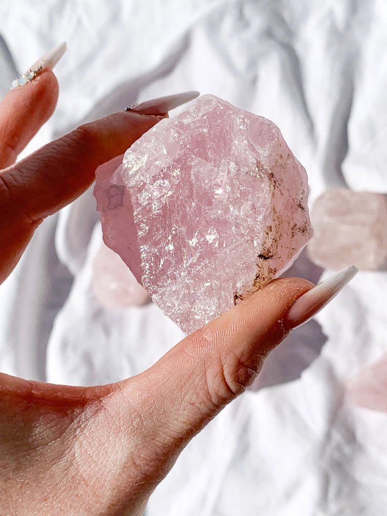 Rose Quartz Rough | Medium - Unearthed Crystals