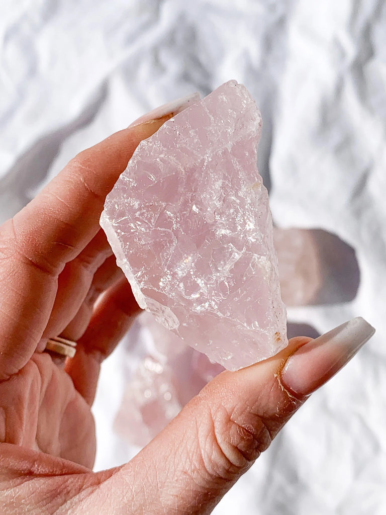 Rose Quartz Rough | Medium - Unearthed Crystals