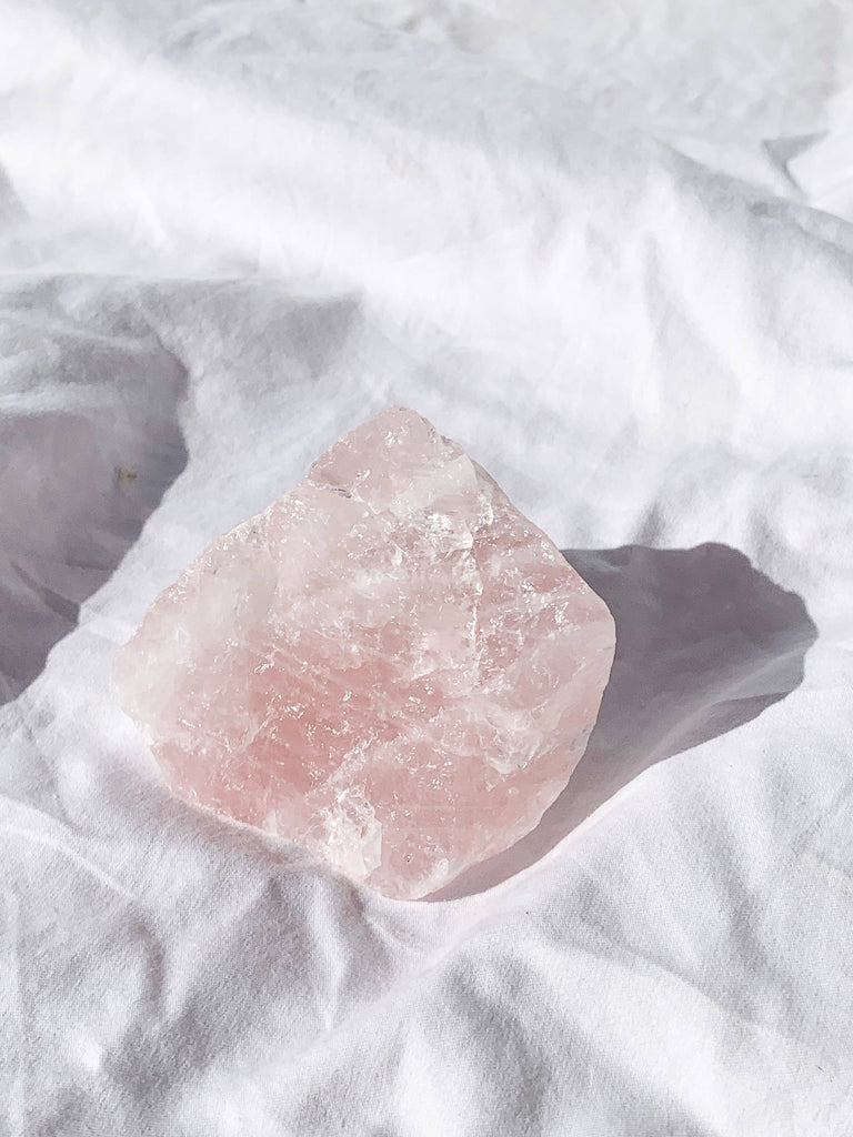 Rose Quartz Rough | Extra Large - Unearthed Crystals