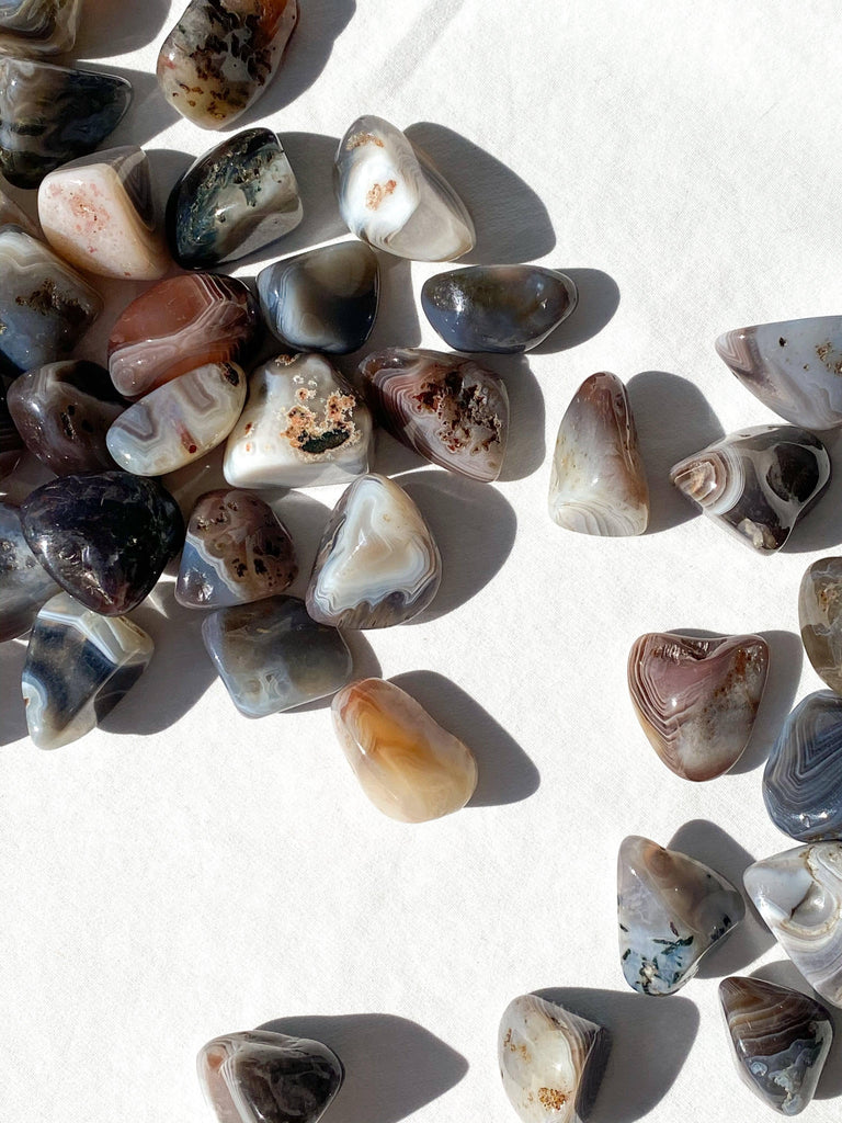 Botswana Agate Tumbles | Small - Unearthed Crystals