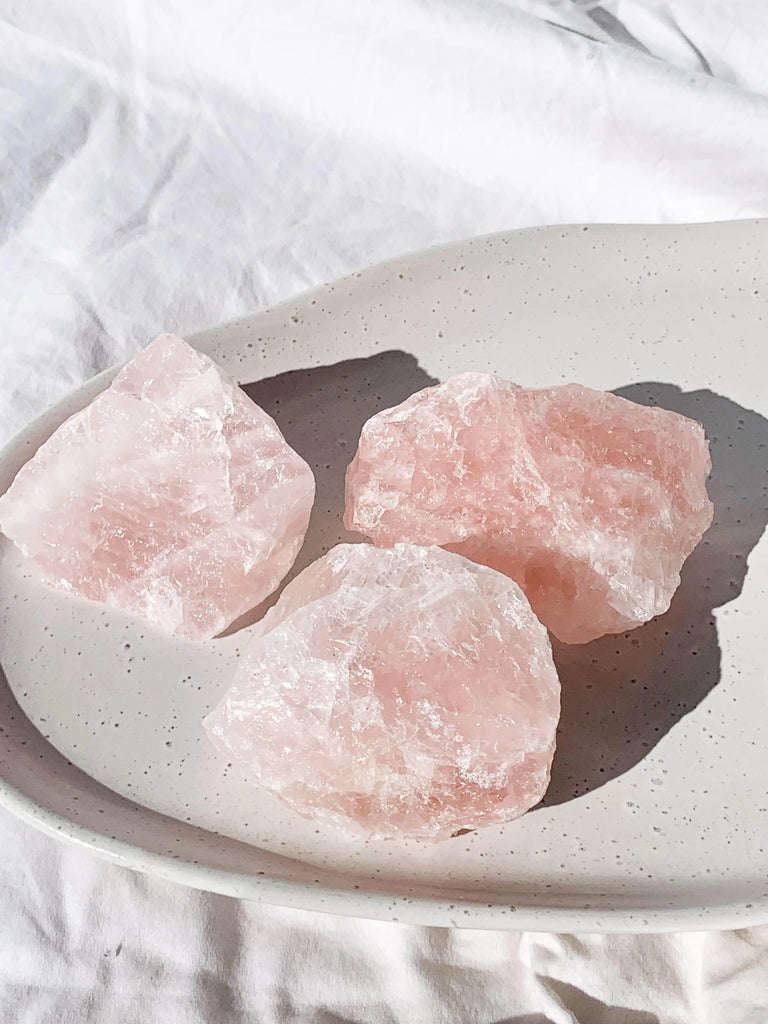 Rose Quartz Rough | Extra Large - Unearthed Crystals
