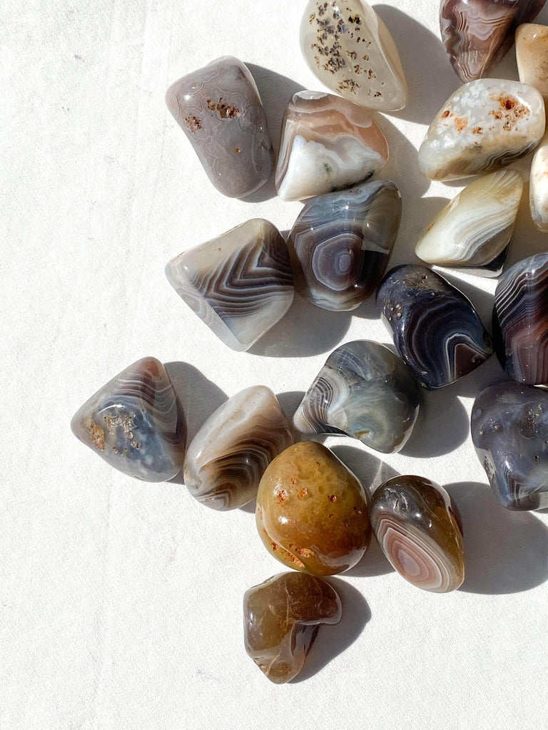 Botswana Agate Tumbles | Small - Unearthed Crystals
