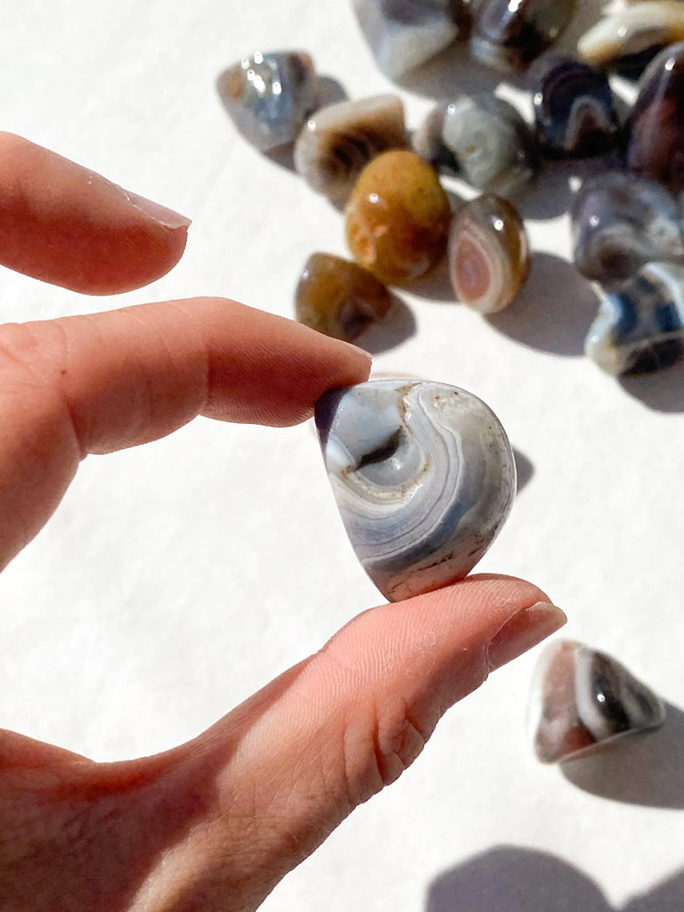 Botswana Agate Tumbles | Small - Unearthed Crystals
