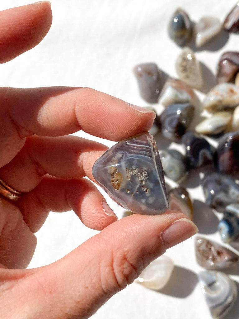 Botswana Agate Tumbles | Small - Unearthed Crystals