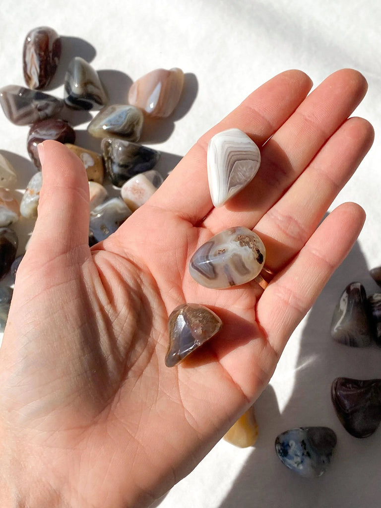 Botswana Agate Tumbles | Small - Unearthed Crystals