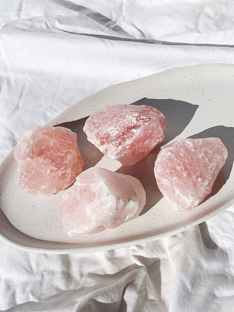 Rose Quartz Rough | XXL - Unearthed Crystals