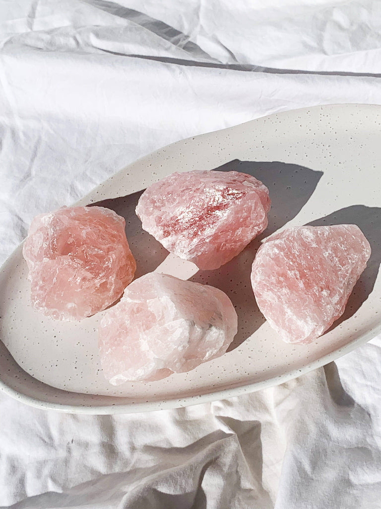 Rose Quartz Rough | XXL - Unearthed Crystals