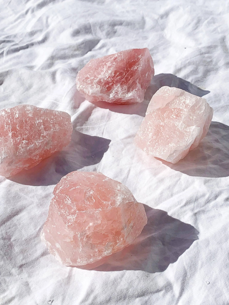 Rose Quartz Rough | XXL - Unearthed Crystals