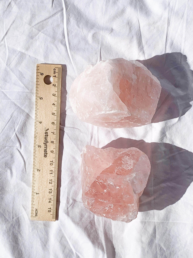 Rose Quartz Rough | XXL - Unearthed Crystals