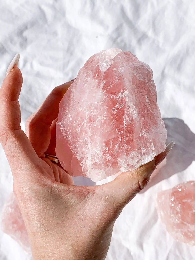 Rose Quartz Rough | XXL - Unearthed Crystals