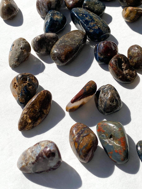 Pietersite Tumbles | Small - Unearthed Crystals