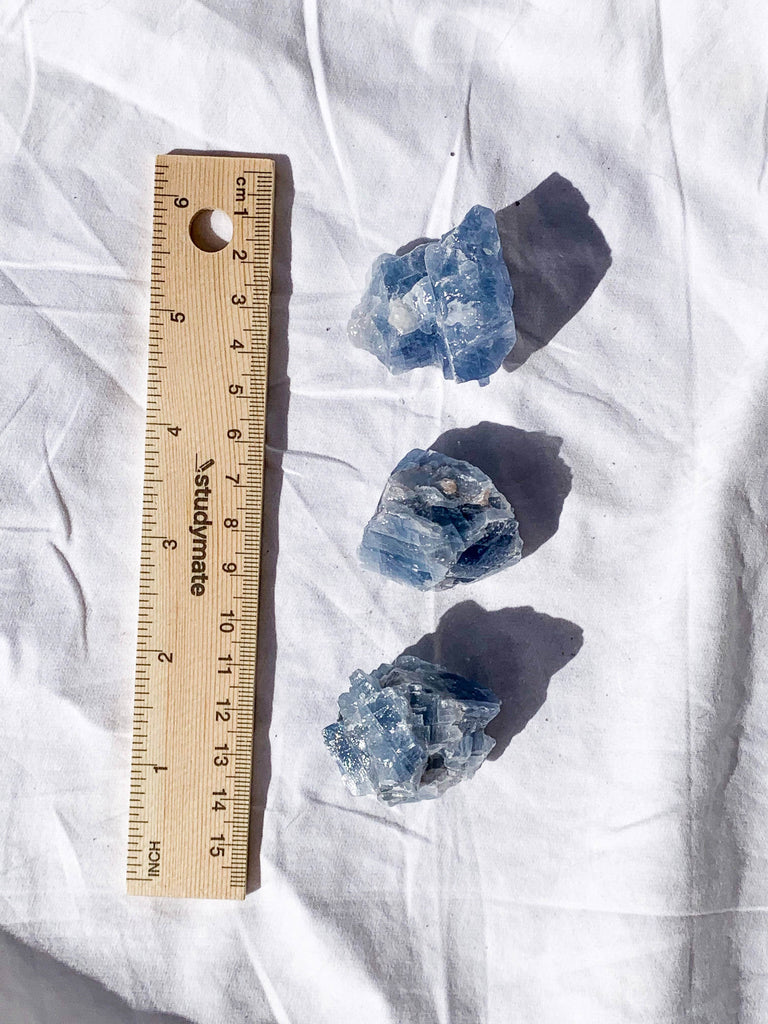 Blue Calcite Rough | Small - Unearthed Crystals