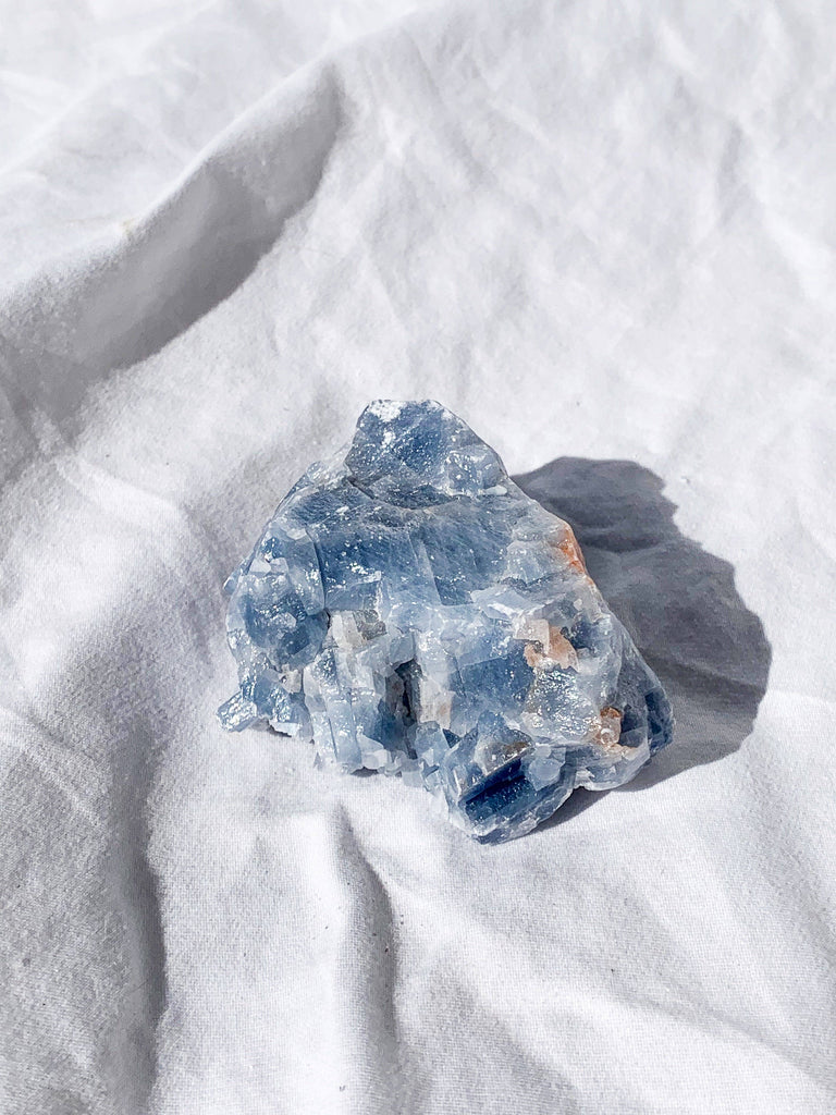 Blue Calcite Rough | Large - Unearthed Crystals