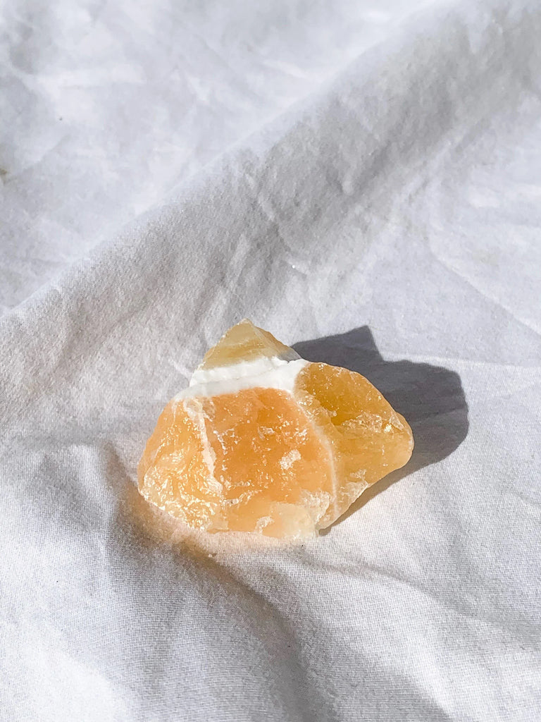 Orange Calcite Rough | Small - Unearthed Crystals