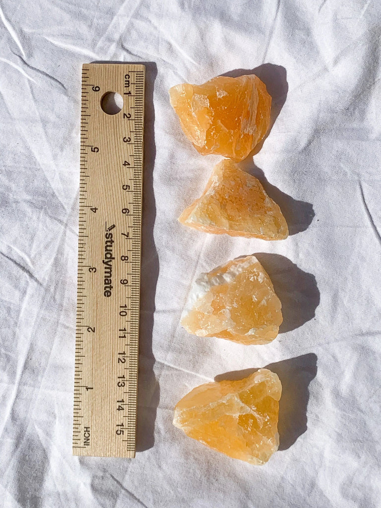 Orange Calcite Rough | Small - Unearthed Crystals
