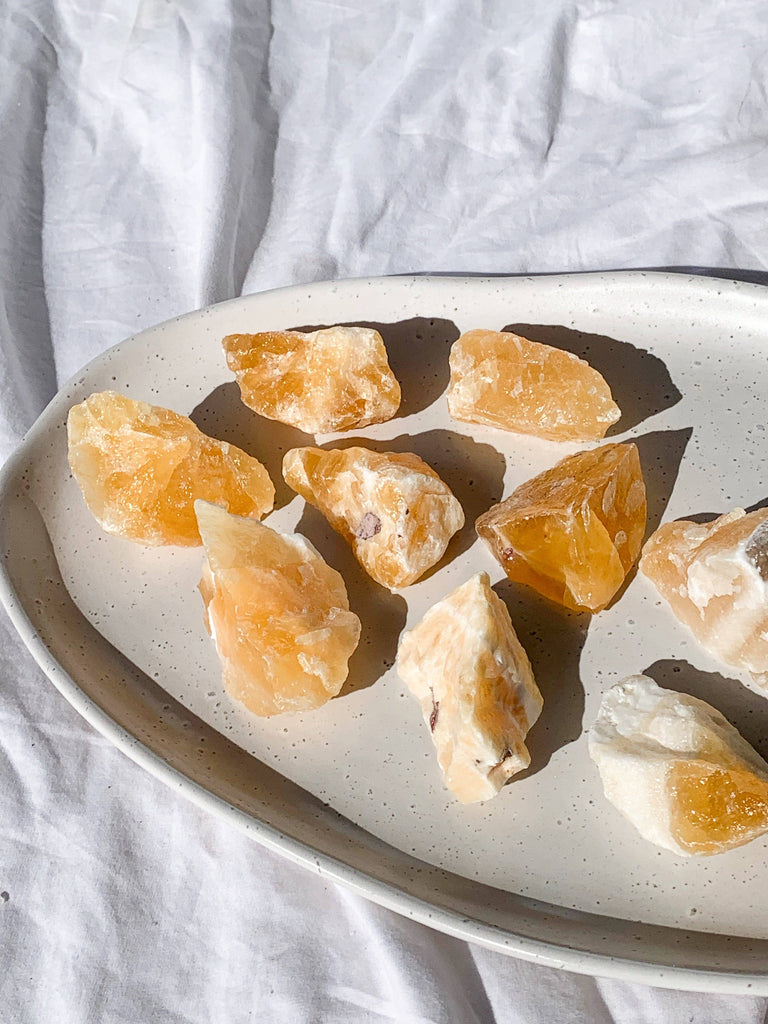 Orange Calcite Rough | Medium - Unearthed Crystals