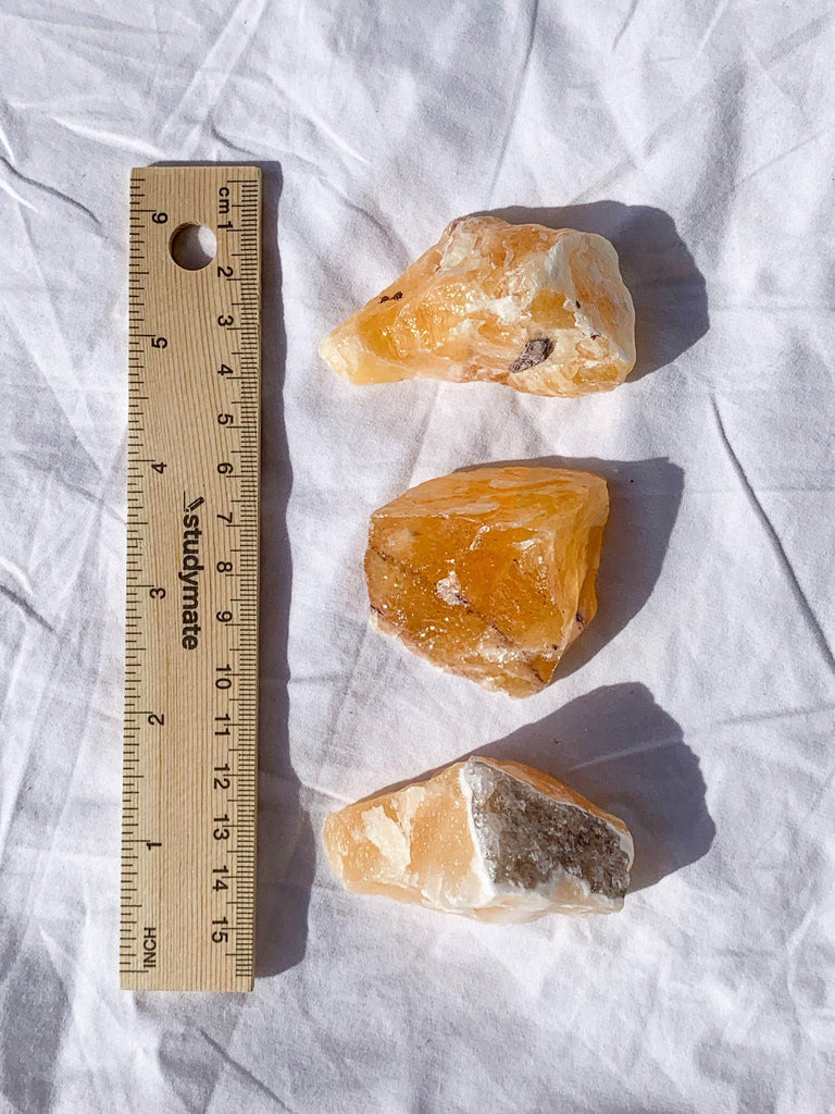 Orange Calcite Rough | Medium - Unearthed Crystals