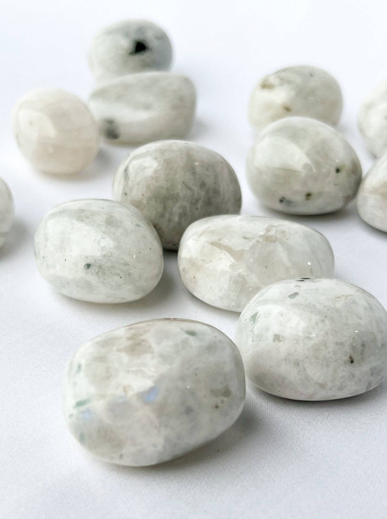 Rainbow Moonstone Tumbles | Large - Unearthed Crystals