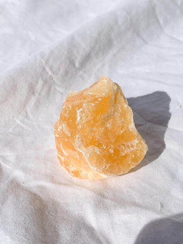 Orange Calcite Rough | Large - Unearthed Crystals